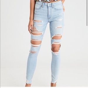 American eagle ripped jeans